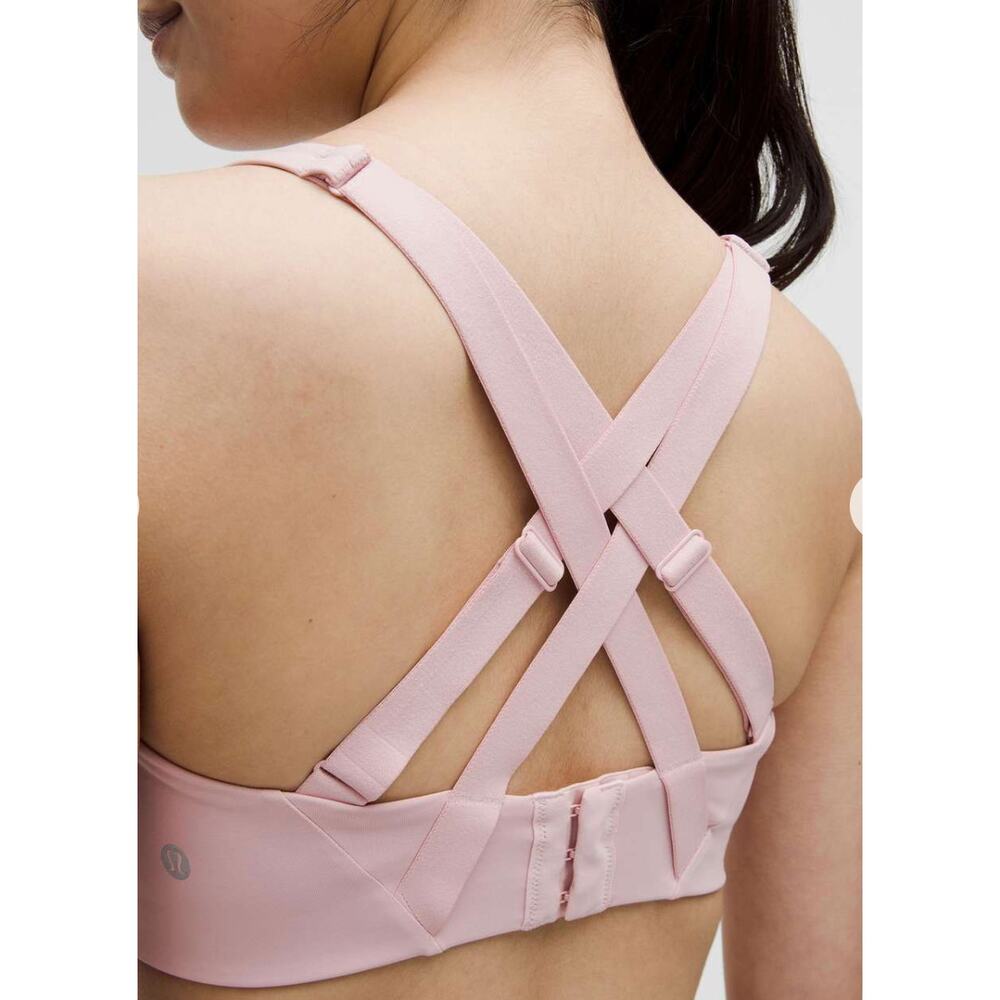 Lululemon Energy Bra High Support in pink haze sz 32DD sports bra